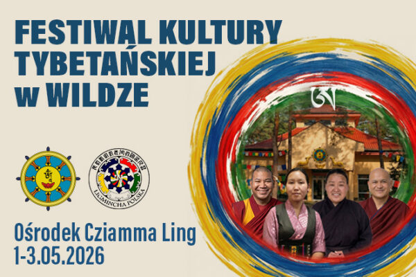 Baner Festiwalu Kultury Tybetańskiej w Wildze, Cziamma Ling, 1–3 maja 2026