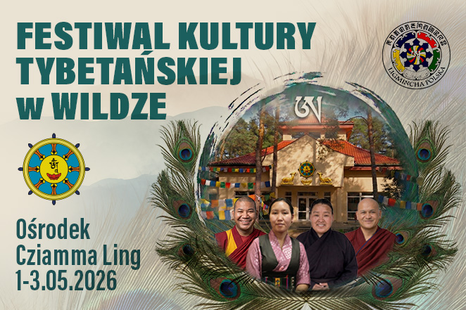 Baner Festiwalu Kultury Tybetańskiej w Wildze, Cziamma Ling, 1–3 maja 2026